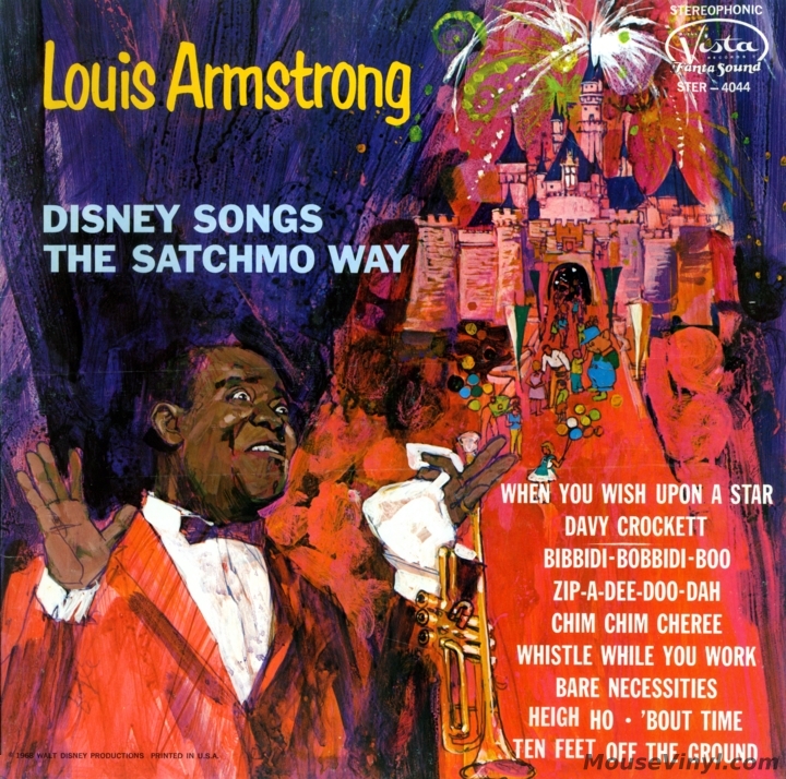 Louis Armstrong - Disney Songs the Satchmo Way by Disneyland Records | www.paulmartinsmith.com